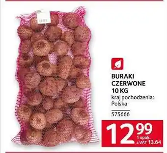 Selgros Buraki Czerwone 10 kg oferta