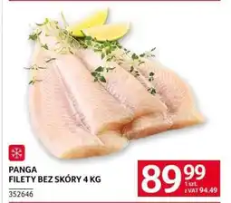 Selgros PANGA FILETY BEZ SKÓRY 4 KG oferta