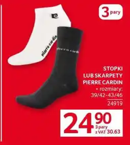 Selgros Stopki lub skarpety Pierre Cardin oferta