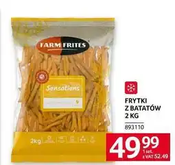 Selgros Frytki z batatów 2 kg oferta