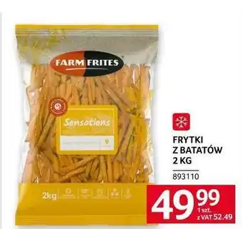 Selgros Frytki z batatów 2 kg oferta