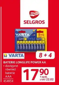 Selgros BATERIE LONGLIFE POWER AA oferta