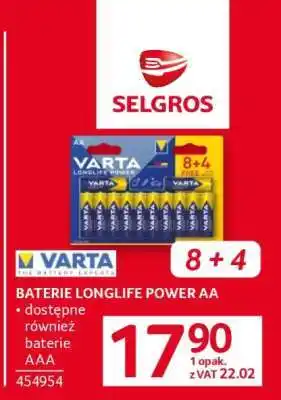 Selgros BATERIE LONGLIFE POWER AA oferta