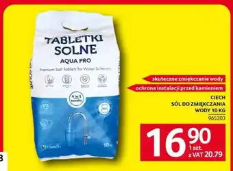 Selgros CIECH SÓL DO ZMIĘKCZANIA WODY 10 KG oferta