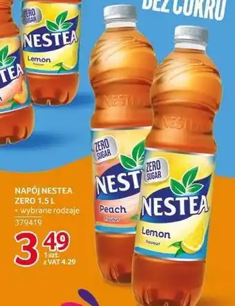 Selgros Napój Nestea Zero 1,5L oferta