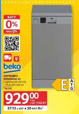 Selgros Zmywarka DVS05024S 45 oferta