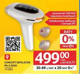 Selgros CONCEPT DEPILATOR IPL IL3020 oferta