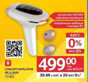 Selgros CONCEPT DEPILATOR IPL IL3020 oferta