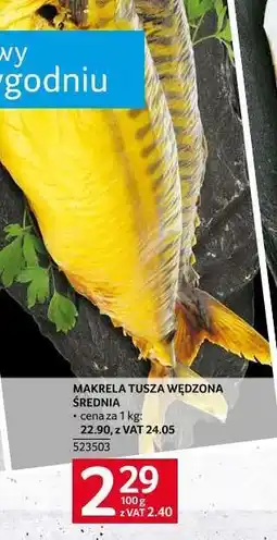Selgros Makrela tusza wędzona średnia oferta
