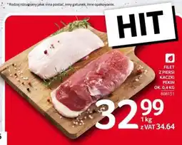 Selgros FILET Z PIERSI KACZKI PEKIN oferta