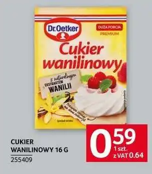 Selgros CUKIER WANILINOWY 16 G oferta