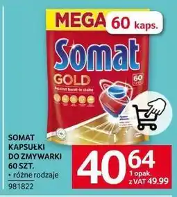 Selgros Somat Kapsułki do zmywarki 60 szt oferta
