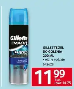 Selgros GILLETTE ŻEL DO GOLENIA 200 ML oferta