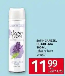 Selgros SATIN CARE ŻEL DO GOLENIA 200 ML oferta