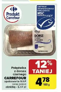 Carrefour Polędwica z dorsza czarnego Carrefour targ świeżości oferta