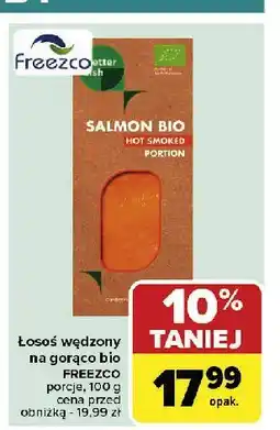 Carrefour Łosoś wędzony na gorąco bio oferta