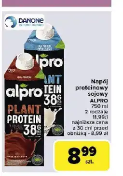 Carrefour Napój czekoladowy Alpro plant protein oferta
