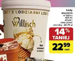 Carrefour Lody biała czekolada w kokosie Willisch oferta