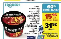 Carrefour Lody chocolate & vanilla Nestle manhattan Manhattan (nestle) oferta