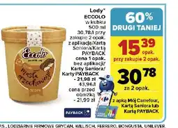 Carrefour Lody masło orzechowe z masłem orzechowym Eccolo oferta