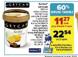 Carrefour Sorbet z cytryn Grycan oferta
