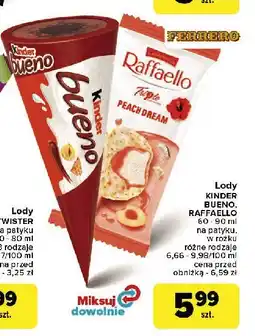 Carrefour Lód peach dream Raffaello oferta