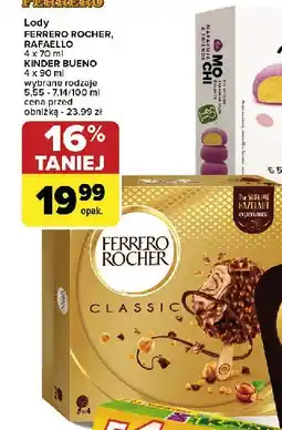 Carrefour Lody Kinder bueno white oferta