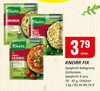 Chorten Knorr fix spaghetti bolognese Unilever oferta