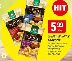 Chorten Chipsy w kotle prażone Karmelizowana Cebula 125g Intersnack oferta