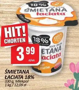 Chorten Śmietana Łaciata 18% 330 g oferta