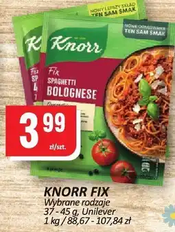 Chorten Knorr Fix spaghetti bolognese 37 g oferta
