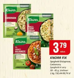 Chorten Knorr fix carbonara 41g Unilever oferta