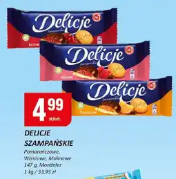Chorten Delicje szampańskie malinowe 147g Mondelez oferta