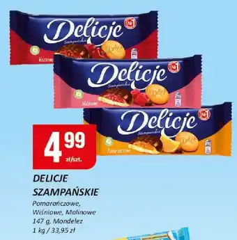 Chorten Delicje szampańskie malinowe 147g Mondelez oferta