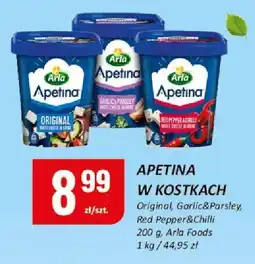 Chorten Apetina w kostkach red pepper & chilli 200g Arla Foods oferta