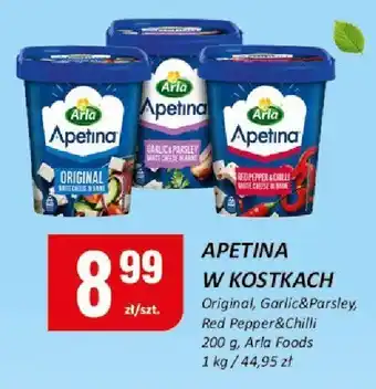 Chorten Apetina w kostkach red pepper & chilli 200g Arla Foods oferta