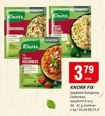 Chorten Fix Knorr Spaghetti Bolognese 41g oferta
