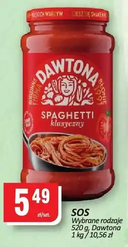 Chorten Sos spaghetti Dawtona 520g oferta