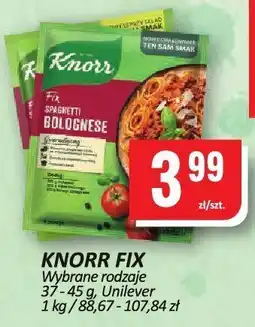 Chorten Knorr Fix 34-45g Unilever oferta
