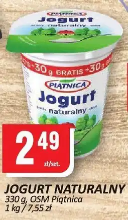 Chorten Jogurt naturalny OSM Piątnica 330g oferta