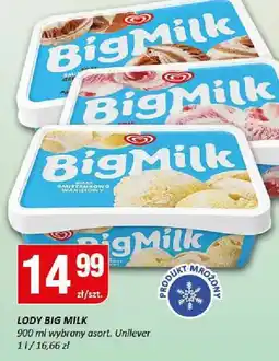 Chorten Lody Big Milk 900ml Unilever oferta