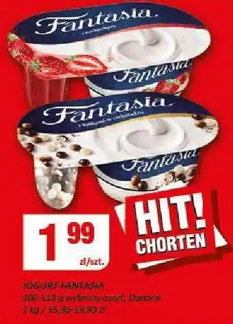 Chorten Jogurt Fantasia 100g Danone oferta