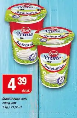 Chorten Śmietana 30% 200g Zott oferta