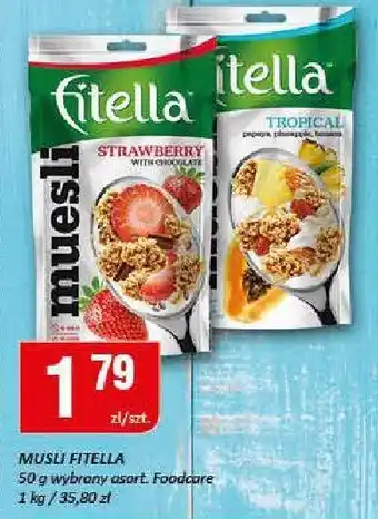 Chorten Musli Fitella 50g Foodcare oferta