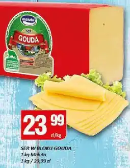 Chorten Ser gouda w bloku 1kg Mlekpol oferta