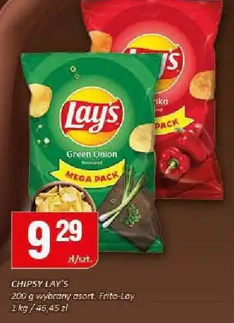 Chorten Chipsy Lay's 200g Frito Lay oferta