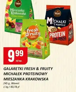 Chorten Galaretki Fresh & Fruity Michałki Proteinowy Mieszanka Krakowska 245g Wawel oferta