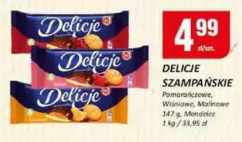Chorten Delicje szampańskie Pomarańczowe, Wiśniowe, Malinowe 147g Mondelez oferta