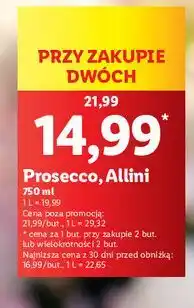 Lidl Wino Allini Prosecco oferta