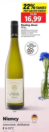 Lidl Wino Mosel Riesling oferta